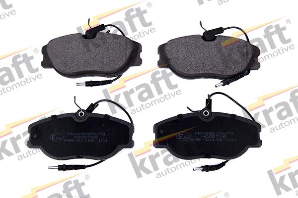 KRAFT AUTOMOTIVE 6005670 - Set placute frana,frana disc aaoparts.ro