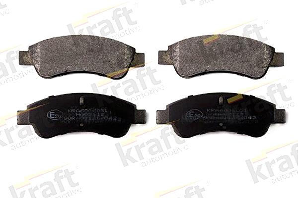 KRAFT AUTOMOTIVE 6006051 - Set placute frana,frana disc aaoparts.ro