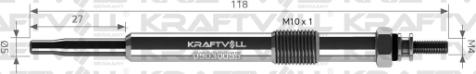 KRAFTVOLL GERMANY 05030055 - Bujie incandescenta aaoparts.ro