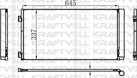 KRAFTVOLL GERMANY 08060157 - Condensator, climatizare aaoparts.ro