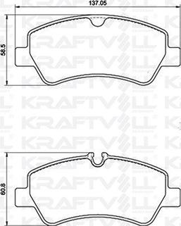 KRAFTVOLL GERMANY 07010066 - Set placute frana,frana disc aaoparts.ro