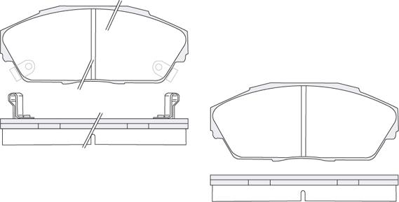 KSH EUROPE 1850.0058098 - Set placute frana,frana disc aaoparts.ro