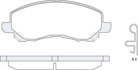 KSH EUROPE 1850.0058058 - Set placute frana,frana disc aaoparts.ro