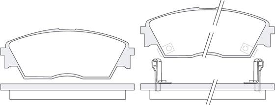 KSH EUROPE 1850.0058066 - Set placute frana,frana disc aaoparts.ro