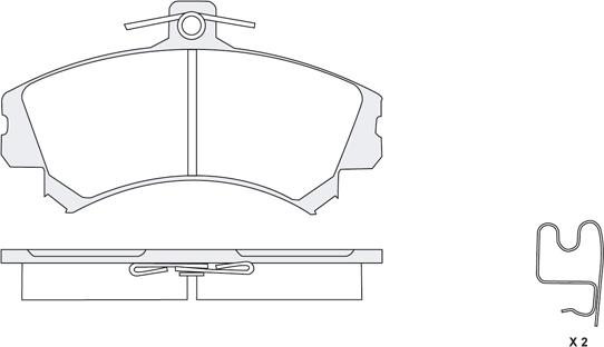 KSH EUROPE 1850.0058008 - Set placute frana,frana disc aaoparts.ro