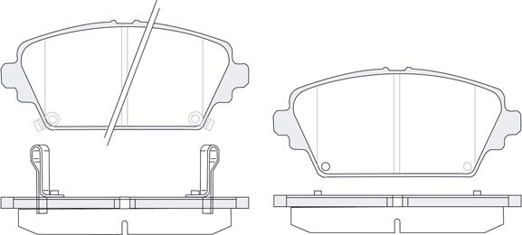 KSH EUROPE 1850.0058025 - Set placute frana,frana disc aaoparts.ro