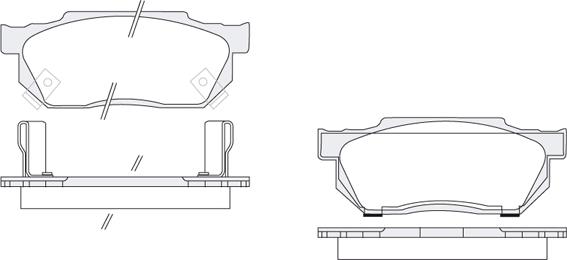 KSH EUROPE 1850.0058110 - Set placute frana,frana disc aaoparts.ro