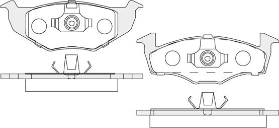 KSH EUROPE 1850.0058201 - Set placute frana,frana disc aaoparts.ro