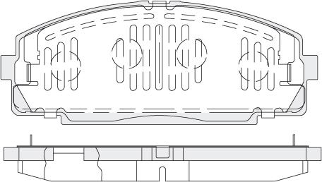 KSH EUROPE 1850.0058228 - Set placute frana,frana disc aaoparts.ro