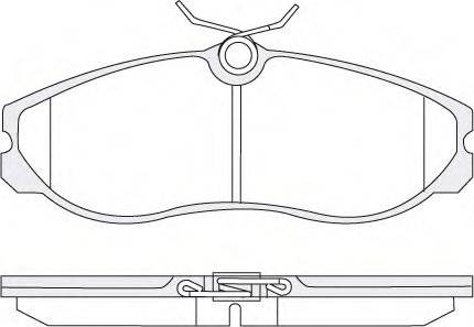 KSH EUROPE 1850.0058088 - Set placute frana,frana disc aaoparts.ro