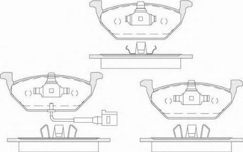 KSH EUROPE 1850.0058151 - Set placute frana,frana disc aaoparts.ro