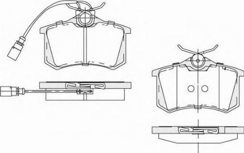 KSH EUROPE 1850.0058204 - Set placute frana,frana disc aaoparts.ro