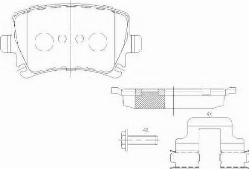 KSH EUROPE 1850.0058231 - Set placute frana,frana disc aaoparts.ro