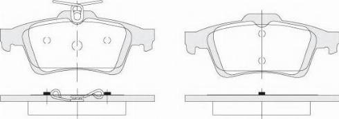 KSH EUROPE 1850.0058222 - Set placute frana,frana disc aaoparts.ro