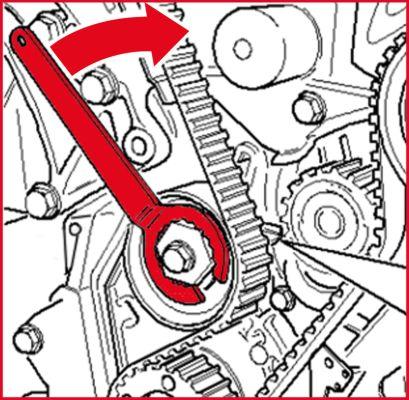 KS Tools 400.0975 - Set scule blocare distributie aaoparts.ro