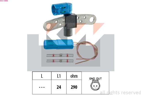 KW 453 540K - Senzor impulsuri, arbore cotit aaoparts.ro