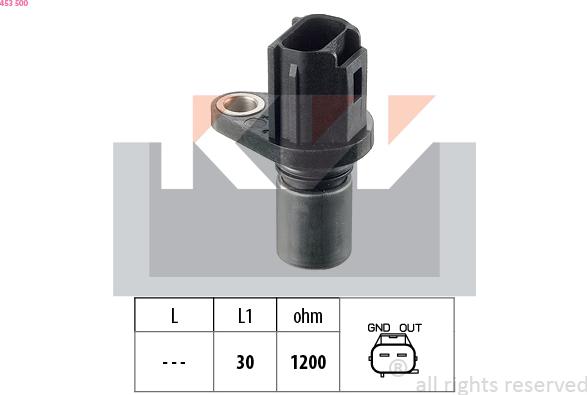 KW 453 500 - Senzor,pozitie ax cu came aaoparts.ro