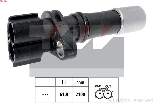 KW 453 633 - Senzor impulsuri, arbore cotit aaoparts.ro