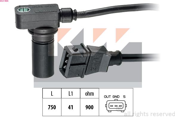 KW 453 066 - Senzor impulsuri, arbore cotit aaoparts.ro