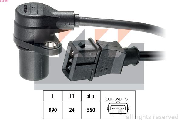 KW 453 073 - Senzor impulsuri, arbore cotit aaoparts.ro
