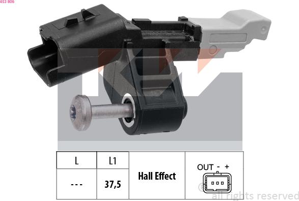 KW 453 806 - Senzor impulsuri, arbore cotit aaoparts.ro