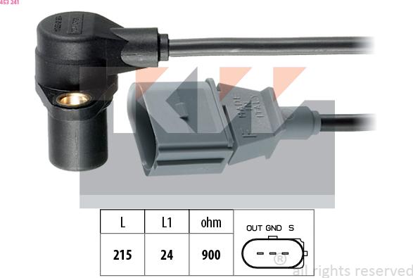 KW 453 241 - Senzor impulsuri, arbore cotit aaoparts.ro
