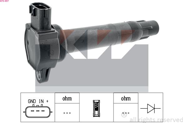 KW 470 497 - Bobina de inductie aaoparts.ro