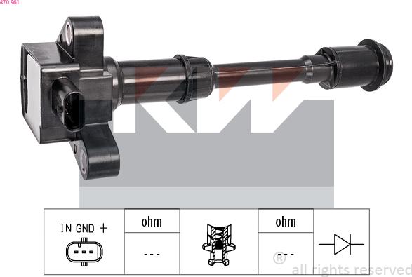 KW 470 561 - Bobina de inductie aaoparts.ro