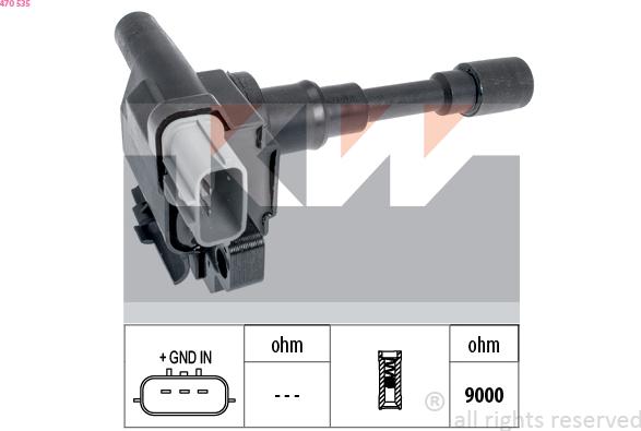 KW 470 535 - Bobina de inductie aaoparts.ro