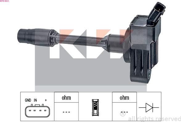 KW 470 653 - Bobina de inductie aaoparts.ro