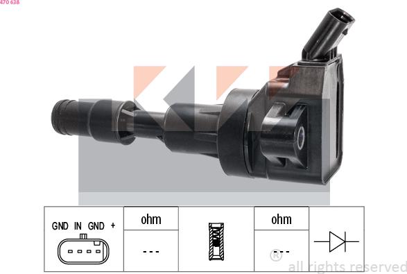 KW 470 638 - Bobina de inductie aaoparts.ro