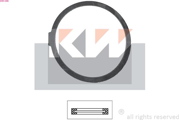 KW 590 546 - Garnitura termostat aaoparts.ro