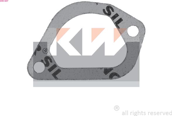 KW 590 507 - Garnitura termostat aaoparts.ro