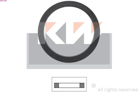 KW 590 539 - Garnitura termostat aaoparts.ro