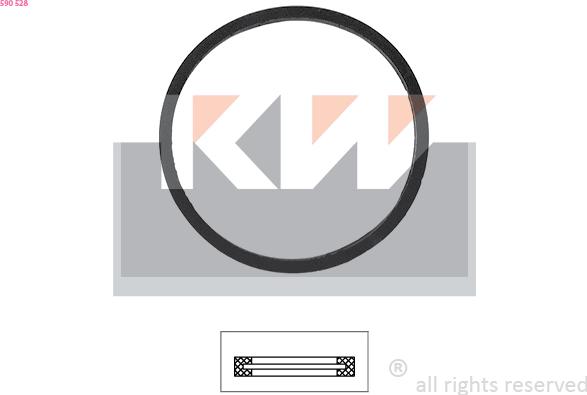 KW 590 528 - Garnitura termostat aaoparts.ro
