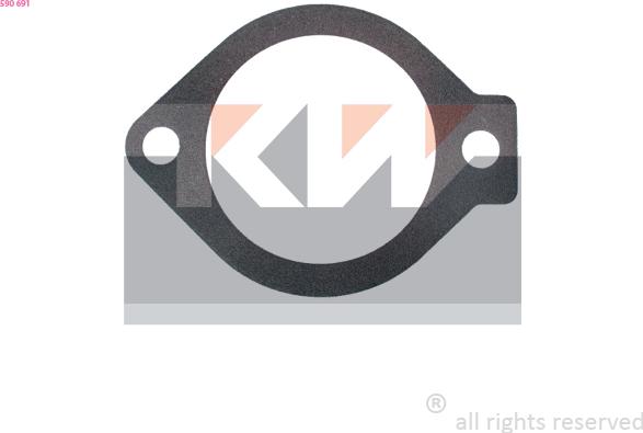 KW 590 691 - Garnitura termostat aaoparts.ro