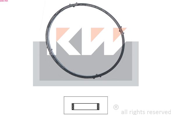 KW 590 701 - Garnitura termostat aaoparts.ro