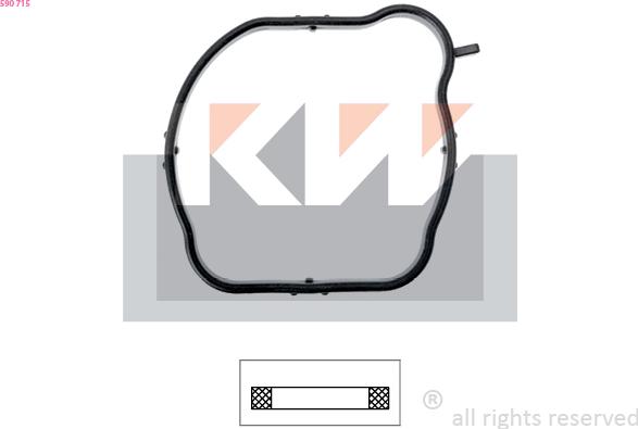 KW 590 715 - Garnitura termostat aaoparts.ro