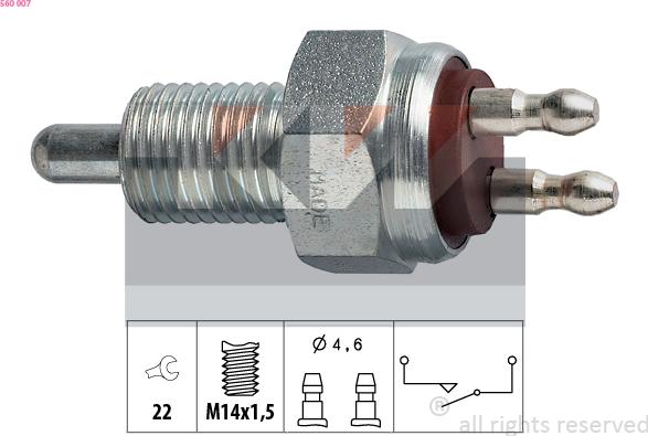 KW 560 007 - Comutator, lampa marsalier aaoparts.ro