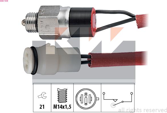 KW 560 159 - Comutator, lampa marsalier aaoparts.ro