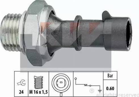 KW 500 086 - Senzor,presiune ulei aaoparts.ro