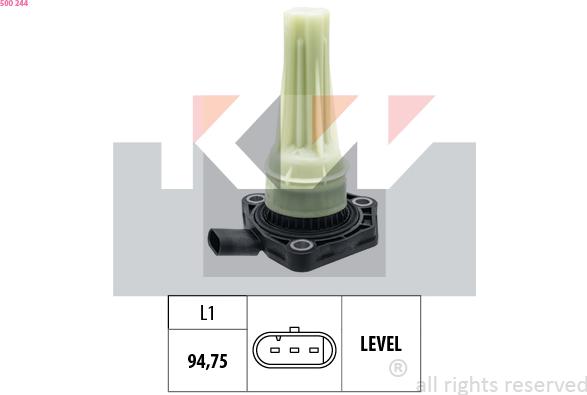 KW 500 244 - Senzor,nivel ulei motor aaoparts.ro