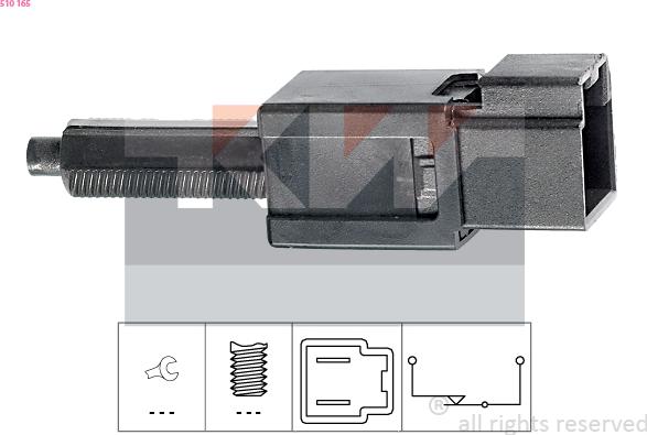 KW 510 165 - Comutator lumini frana aaoparts.ro