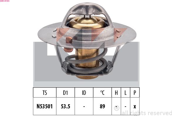 KW 580 416S - Termostat,lichid racire aaoparts.ro