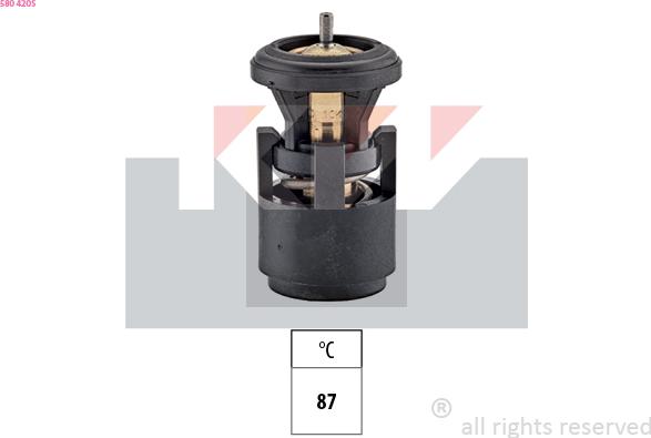 KW 580 420S - Termostat,lichid racire aaoparts.ro