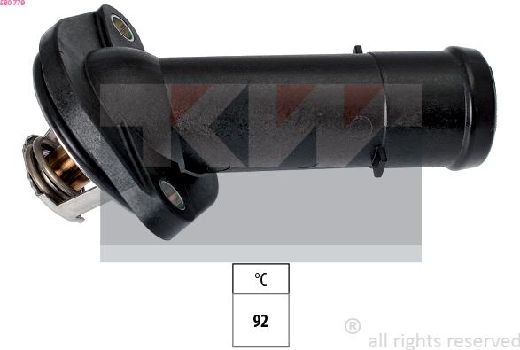KW 580 779 - Termostat,lichid racire aaoparts.ro