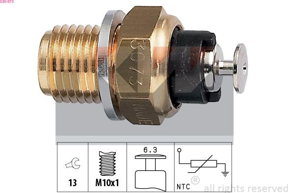 KW 530 073 - Senzor,temperatura ulei aaoparts.ro