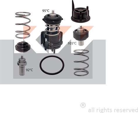 KW 579 944 - Termostat,lichid racire aaoparts.ro