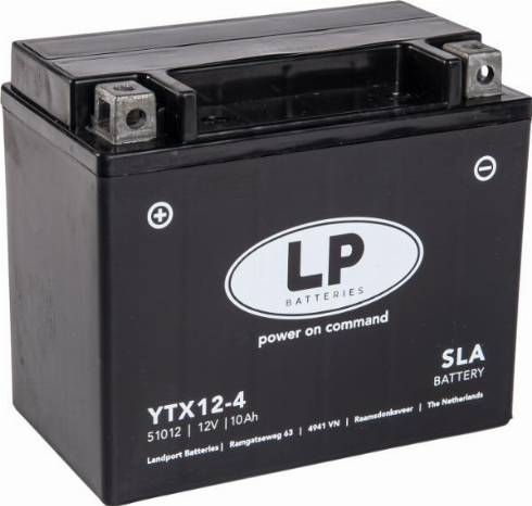LandportBV MB YTX12-4 - Baterie de pornire aaoparts.ro
