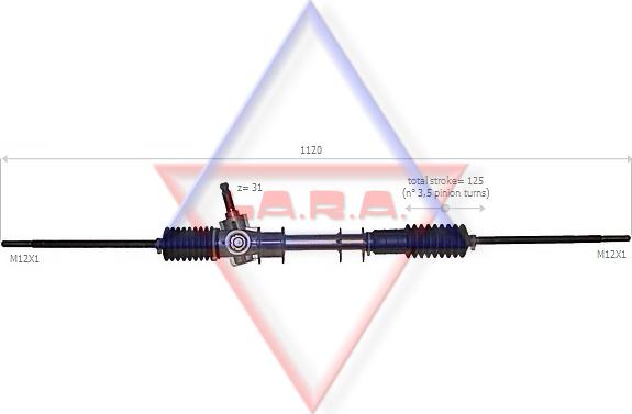 LA.R.A. 330002 - Caseta directie aaoparts.ro